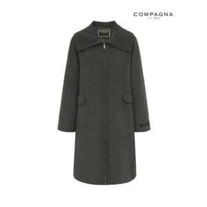 [꼼빠니아][꼼빠니아]세일러 카라 집업 코트-CW23CO3802042C