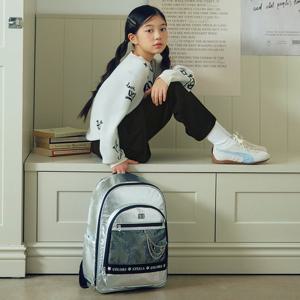 [베네통키즈] 샤인 메쉬 책가방_QCBG05611SI