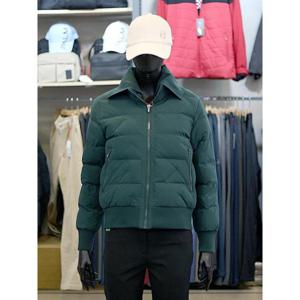 팜스프링스 세이브존03 팜스프링스 여성 골프 겨울 시보리 배색 덕 패딩 점퍼 ASWDL244651GA