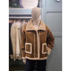 클리지 세이브존03 클리지 하이넥 무스탕 점퍼 AGCP9WLT08A