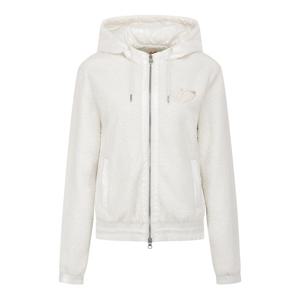 [마스터바니] 여성 자수 부클 믹스 패딩 후드 점퍼 421E4JP481IV