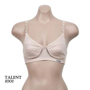 메쉬라인 큐빅 노와이어 노몰드 베이직 여성 B컵 브라