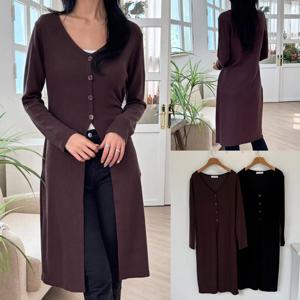 나야홍 / 위쉬몰 YP 심플버튼니트롱가디건(V674H511) 빅사이즈