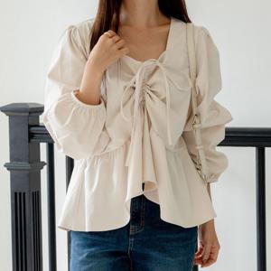 나야홍 / 빅사이즈 511 데이트줄셔링블라우스 DRDV714