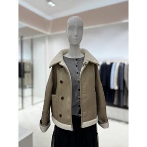 [숲]양면 토글단추 무스탕  SBBMU82V