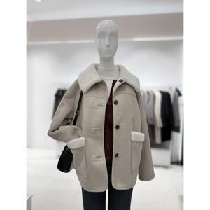 [숲]양면  포켓 인조  무스탕  SBBMU31J