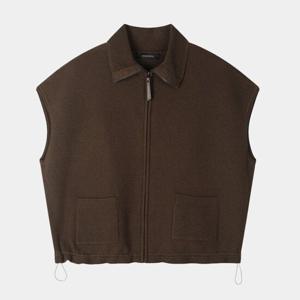 [요하넥스]하이넥 집업 니트베스트(Z5D1N117)