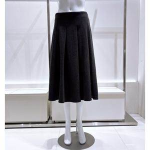 [비지트인뉴욕] 주름 뒷밴딩 A라인 스커트 VBCSR60