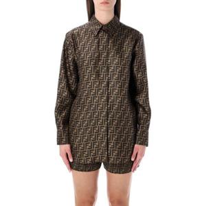 펜디 셔츠 26PFS8107A8G3 F118W Brown