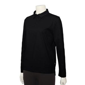 안다르 여성 에어리핏 피치 스탠다드핏 카라 롱슬리브 블랙 AMFLS-14 AMFLS-14BLK