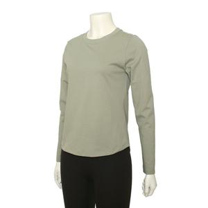 안다르 여성 에어리핏 약기모 슬림핏 롱슬리브 더스티올리브 ACFLS-28 ACFLS-28LGN