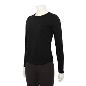 안다르 여성 에어리핏 약기모 슬림핏 롱슬리브 블랙 ACFLS-28 ACFLS-28BLK