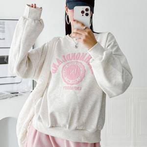 나야홍 / 빅사이즈 511 기모랜드오버맨투맨 DMCV709