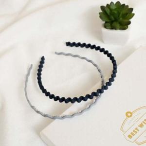 엔젤슈슈무광웨이브헤어밴드2p세트심플머리띠 데일리머리띠 데일리헤어밴드 디자인머리띠 디자인헤어밴드 얇은머리띠