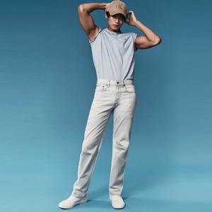 [캘빈클라인 진]남성 90 s 스트레이트핏 미드블루 데님(4RB703G)