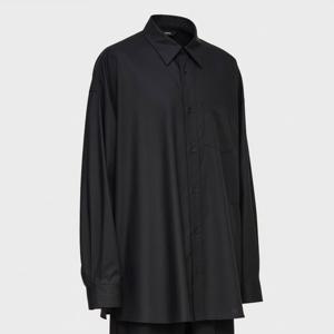 송지오옴므 오토그래프 바이어스 드레이프 셔츠 블랙 SH5SH500BK