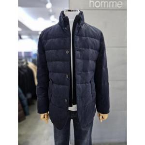 바쏘옴므 세이브존03 바쏘옴므 남자 가을 겨울 점퍼 네이비 패널 구스 WSATZ4UA15A