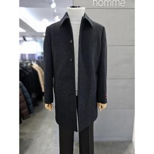 바쏘옴므 세이브존03 바쏘옴므 남성 겨울  블렌드 차콜 셋인 7부 코트 WSATZ4CJ17A