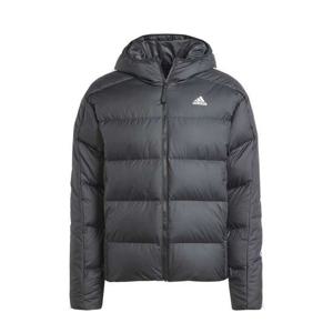 [아디다스 키즈]아디다스 에센셜 미드 웨이트 후드 패딩 자켓 블랙 HZ4429