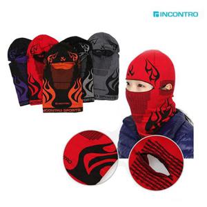 인콘트로 두건형 트리플X 넥워머 방한마스크 목도리