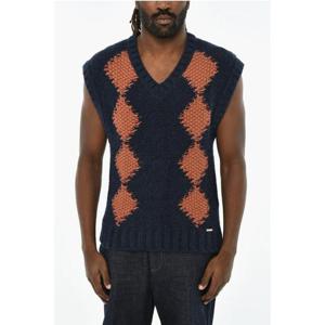 디스퀘어드2 스웨터 S71HA1214 S18349 962 Arancio Blu