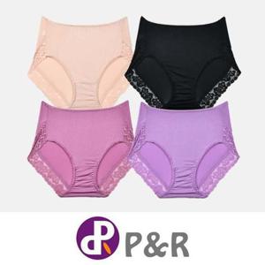 인견 쿨 레이스라인 여성 맥시 삼각팬티 0132bu