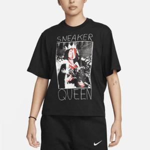 나이키반팔티 FD2532-010 우먼스 스포츠웨어 루즈핏 박시 반팔 티셔츠