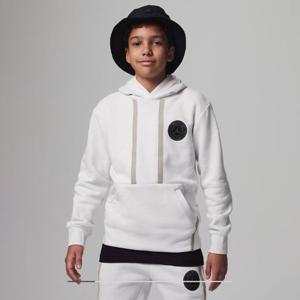 나이키키즈후드티 FV2583-072 조던 파리 생제르맹 플리스 풀오버 후드 티셔츠 빅 키즈 후드티