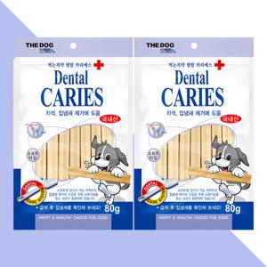 더독 먹는치약 덴탈카리에스껌 280g 2개