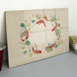 아트박스/꾸밈 cc318-아크릴액자_민화풍잉어