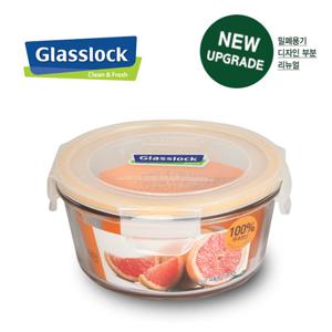 글라스락 자취 인기 혼밥 깊은형 원형 반찬통 730ml