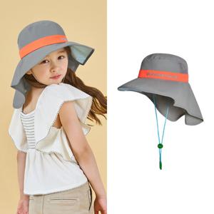 [빅토리아앤프렌즈]휘슬 챙모자_UV와이어 플랩썬햇_그레이