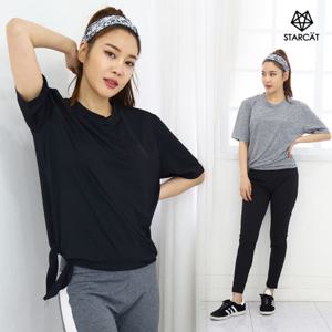 요가복상의 필라테스복 옆트임롱 티TS88WQ2