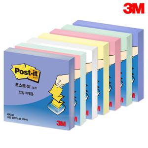 3M포스트잇 팝업리필 KR-330 76x76mm 1패드90매/포스트잍/점착메모지