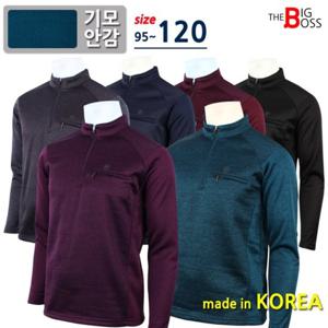 [더빅보스]WD 기본 기모티 겨울 남자 국산 긴팔 티셔츠 작업복