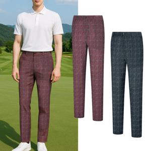 비티알 BTR 남성 골프웨어 여름 체크바지