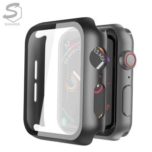 애플워치5 40 44mm 호환 강화유리필름 보호 일체형풀커버 케이스