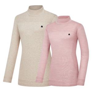 비티알 BTR 여성 골프웨어 가을 터틀넥 긴팔 티셔츠