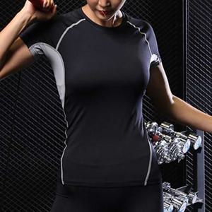 여자 심플 스포츠 웨어 상의 필라테스 요가 줌바 짐