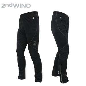 세컨윈드 자전거통바지 윈드라인 블랙 자전거바지