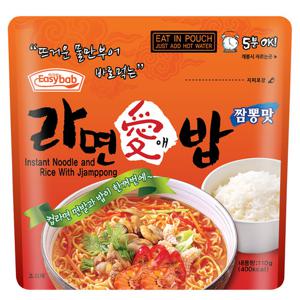 이지밥 라면애밥 짬뽕 전투식량 비상식량 캠핑음식