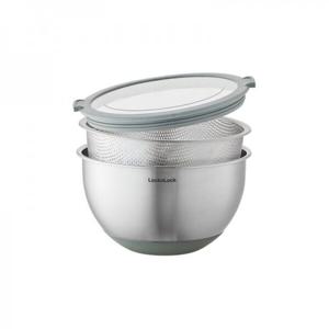 락앤락 3 in 1 스텐 믹싱볼 세트 20cm (CKB015)