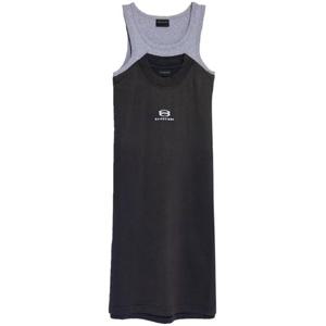 25 FW 발렌시아가 레이어드 민소매 드레스 791711TPVG9 TP432282668