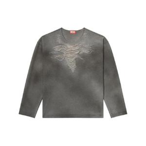 25 FW 디젤 S 루벤 스웨트셔츠 A182160PLAI TP435838755