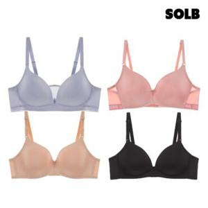 [솔브][출고가 11900원]노와이어 아웃밴드/저중심/새가슴추천 브라 택1