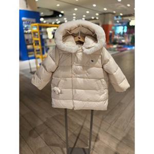 [백화점][블루독베이비] 25 FW(크림)큐티키링 미들덕다운점퍼 (45C1411406)오리털 백일 돌 선물 조카 유아 아우터
