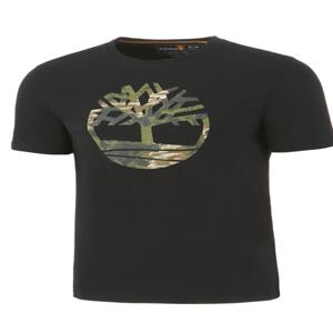 [팀버랜드] 카모 로고 반팔 티셔츠 블랙_TB0A25420011