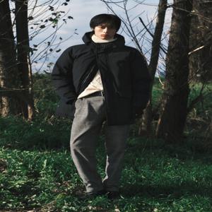 체크 패턴 원 플리츠 치노 팬츠