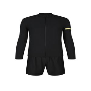 [아레나수영복] 딜런 레저 집업 래쉬가드 세트 A3BM1PC02BLK