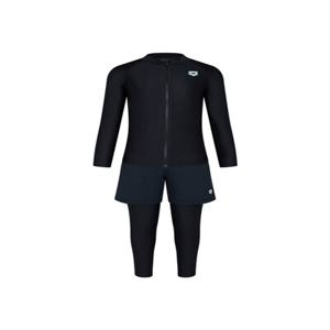 [아레나수영복] 웨이브데이 아동 레저 래쉬가드 세트 A3BB1BS05BLK